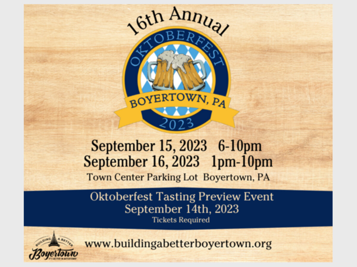 16th Annual Oktoberfest Boyertown, PA | The Boyertown Area Expression