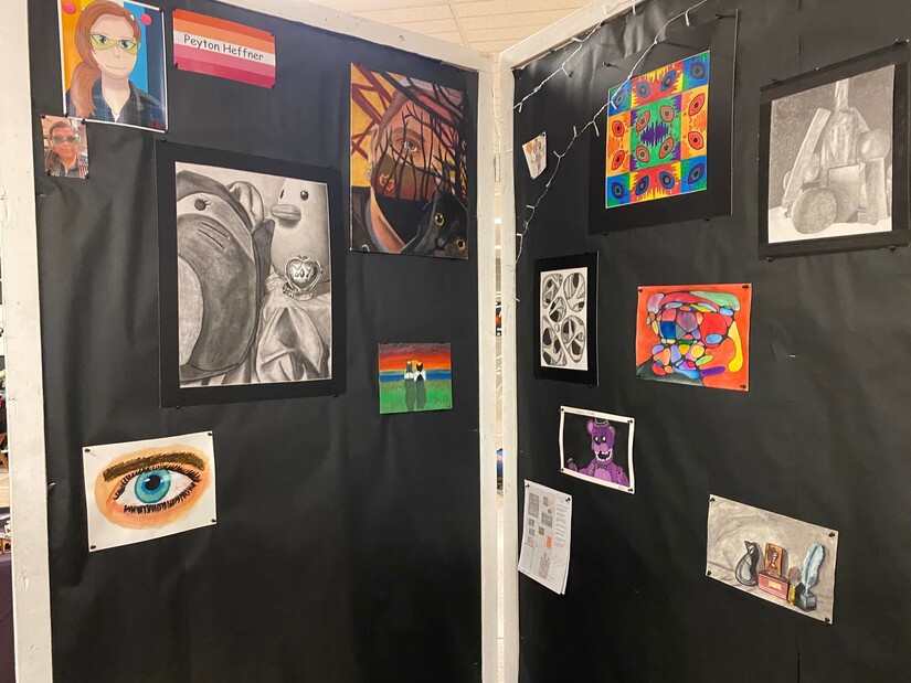 School Spotlight: The Malvern School of Jackson - Art Display in