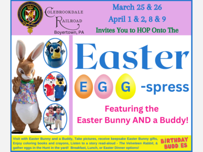 Easter Trains will be posted soon! Keep following us at www.colebrookdalerailroad.com. 