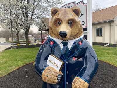  Prayer Bear  Has Arrived in Time for Good Friday and Easter Services