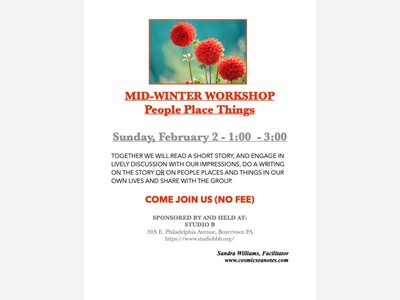 Join Author & Teacher Sandra Williams to Warm up Winter's Chill