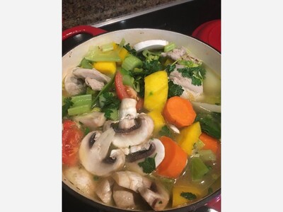 Philosophizing About Food With Francine:  Kabocha/Mushroom Bisque