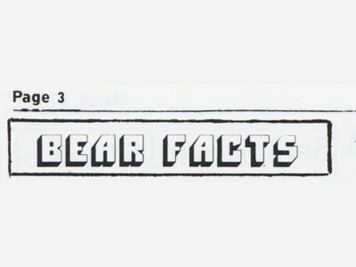 FLASHBACK: The Bear Facts