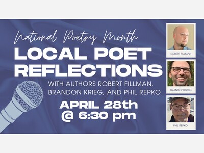 Phil Repko, featured poet at Firefly Bookstore in Kutztown