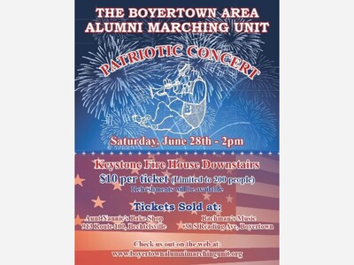 Strike Up The Band :   Alum Marching Unit Performs Patriotic Tunes at 2:00 Today