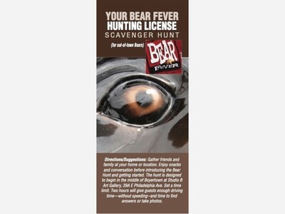 Hunting License for Out-of-Town Bear (Fever) Bears Available