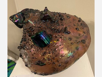 Studio B Art Gallery Showcases Artwork of Bear Fever Artist Will Dexter of Taylor Backes Glass Studio