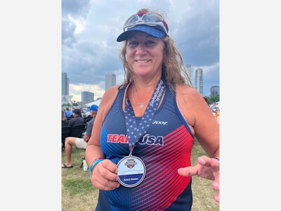 Boyertown Triathlete Earns 5th National Podium at USA Triathlon National Championships