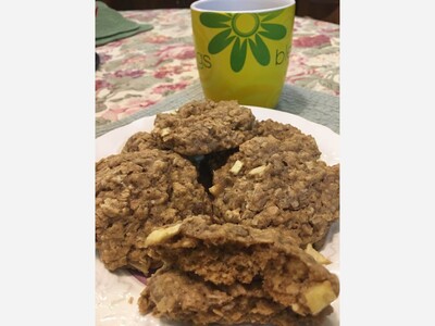 Philosophizing About Food With Francine: Apple Molasses Oatmeal Cookies