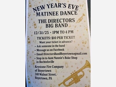 Director's Band Invites You to Get into New Year's Spirit with Matinee Dance