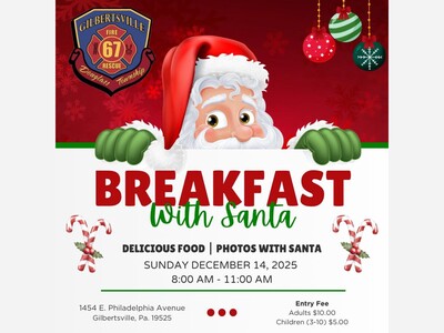 Gilbertsville Fire & Rescue Hosts a Magical Morning with Santa