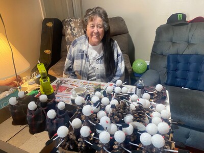 Rosalie Birt Adds to Belsnickel Figure Collection