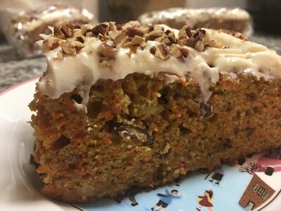 Philosophizing About Food With Francine: Applesauce Carrot Cake