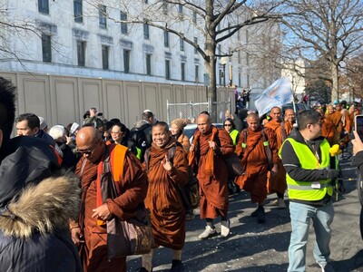 "Give Peace a Chance": Theravada Buddhist Peace Monks' 2,000-mile Journey Inspires Thousands