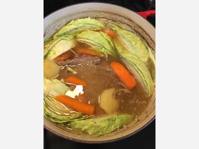 Philosophizing About Food With Francine: Irish Soda Bread with Corned Beef and Cabbage