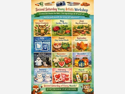 Second Saturday Hands-on Art Workshops for Youth K-4 and 5-8