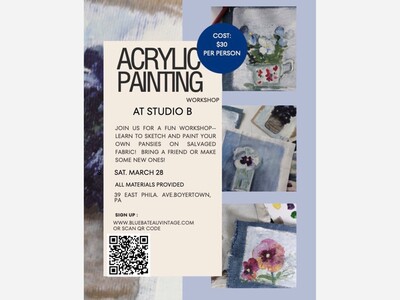 Acrylic Painting Workshop at Studio B