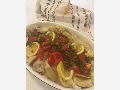 Philosophizing About Food With Francine: Mediterranean-style Chilean Sea Bass