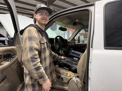 Locked In: Auto Collision Senior Secures His Future