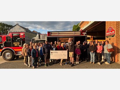 Boyertown Junior Woman’s Club Announces $18,240.00 in Community Donations 