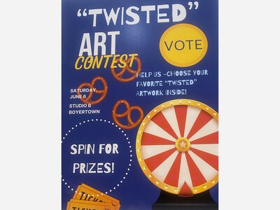 Studio B: Vote for Your Favorite Piece of Art & Spin the Wheel for a Prize
