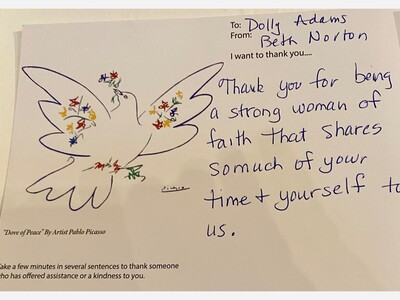  Thank you  Cards on Exhibit at Studio B