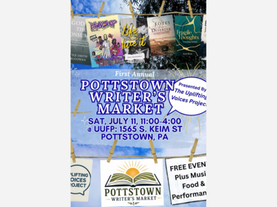 TODAY:    Uplifting Voices Project Hosts Pottstown Writers Market