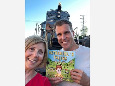A Dream Come True in Diane Bakos’ Children’s Book Nathaniel’s Trains