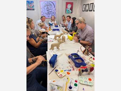 A Unique Celebration of Life Includes a Painting Party at Studio B Fine Art Gallery 