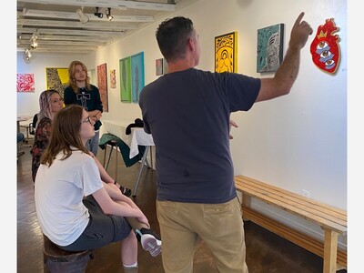 BASH Students Inspired by Artist Yenna Hill Create Artistic Response