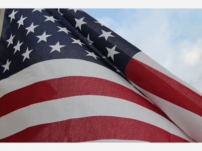 Lions Club Flags Program on Display for Veterans