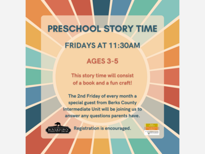 Preschool Story Time