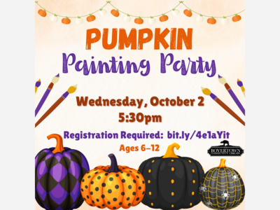 Kids Pumpkin Painting Party