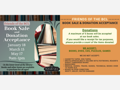 Book Sale & Donation Acceptance Day