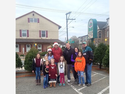 Optimist Club of Boyertown Christmas tree sales