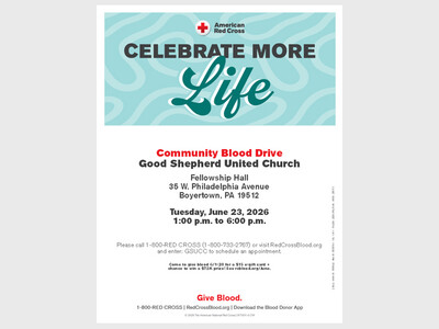 Good Shepherd United Church Community Blood Drive