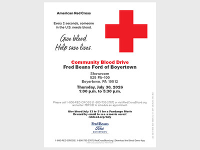 Fred Beans Ford Community Blood Drive