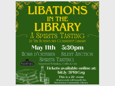 Libations in the Library: A Spirits Tasting