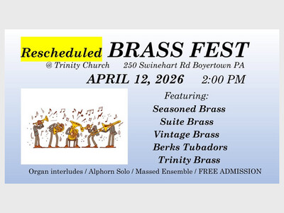 BRASS FEST at Trinity Boyertonw