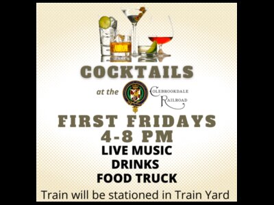 Cocktails at the Colebrookdale Railroad