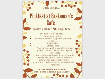 Pickfest at Brakeman's Café