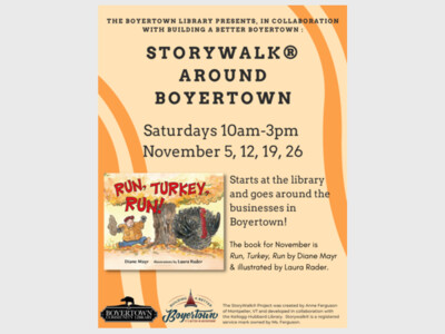 Storywalk Around Boyertown: Run Turkey Run