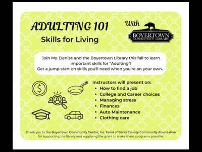 Adulting 101: Skills for Living