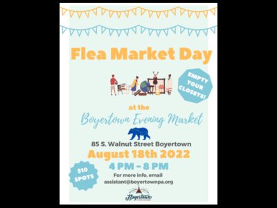 Boyertown Evening Market: Flea Market Day