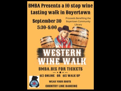 BMBA's Western Wine Walk