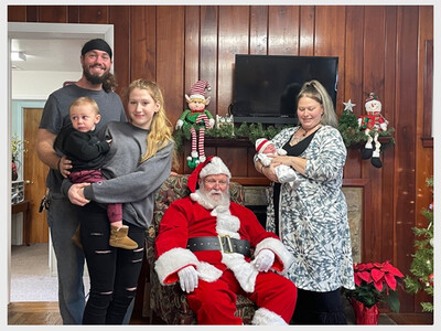 Santa Visit at Zuber Realty